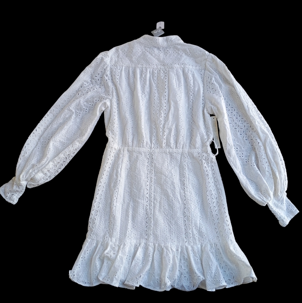 NWT Mare x Anthropologie White Eyelet Women's Dress Size Small - Picture 4 of 8
